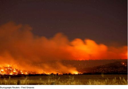 Παραδομένη στην «Park Fire» η Καλιφόρνια: Έχουν καεί συνολικά 1,68 εκατ. στρέμματα δάσους και 640 σπίτια