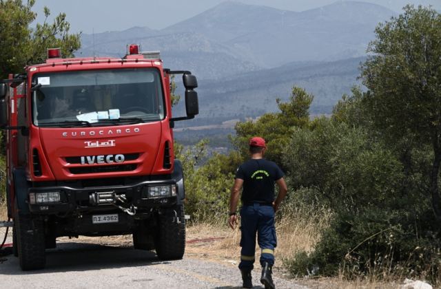 Χωρίς ενεργό μέτωπο η φωτιά στην Κεστρίνη Θεσπρωτίας