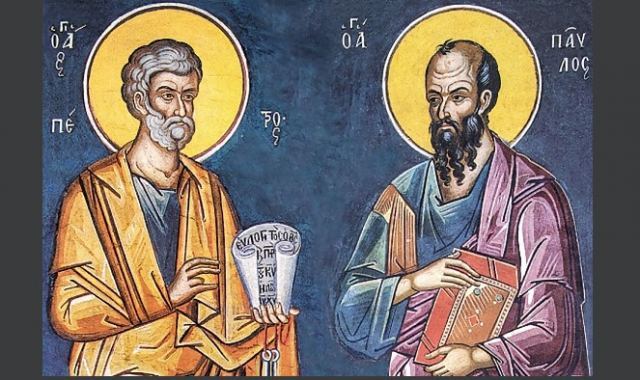 Εορτάζει η Ενορία Αγίων Αποστόλων Πέτρου και Παύλου Παγκρατίου Λαμίας