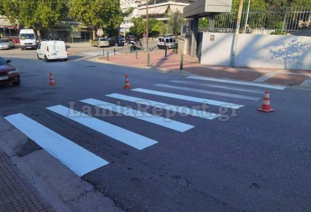 Λαμία: Ποιες διαβάσεις πεζών έχουν σειρά για να βαφτούν