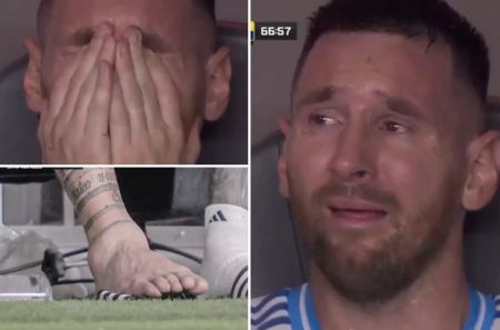 Ο Λιονέλ Μέσι τραυματίστηκε στον τελικό του Copa America και πλάνταξε στο κλάμα έχοντας πρησμένο αστράγαλο