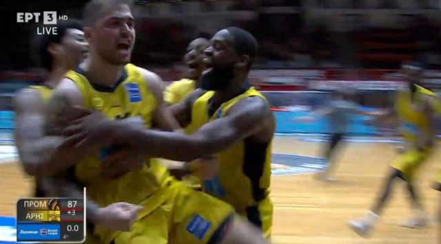 Προμηθέας Πάτρας – Άρης 87-88: Ο Βασίλης Τολιόπουλος με απίστευτο τρίποντο χάρισε την πρόκριση στους «κίτρινους» στα πλέι οφ της Basket League