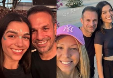 Ντέμης Νικολαΐδης: Στους Coldplay παρέα με την κόρη του και τη σύντροφό του