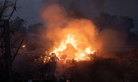 Οριοθετημένη η φωτιά στην Ανατολική Μάνη, στην περιοχή στη Μίνα Οιτύλου