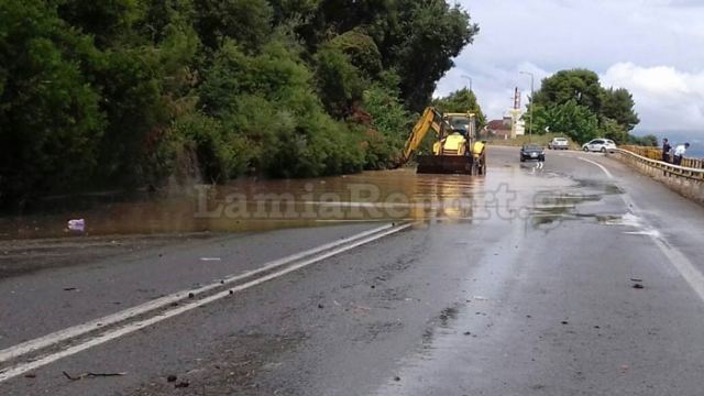 Φθιώτιδα: Διακοπή κυκλοφορίας στην Παλαιά Εθνική