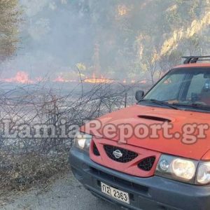 Σύλληψη και πρόστιμο για πυρκαγιά στα Λουτρά Υπάτης