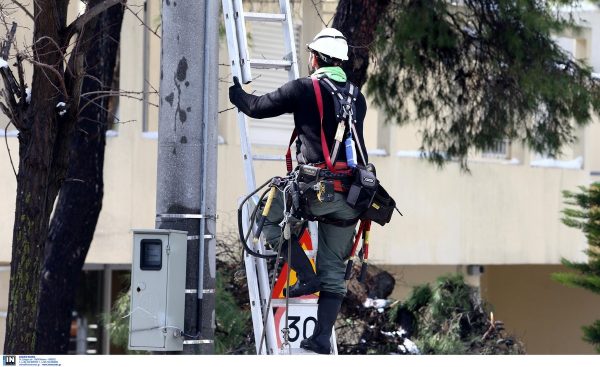 Συνεχίζονται οι εργασίες στο δίκτυο και οι διακοπές ρεύματος στο κέντρο της Λαμίας