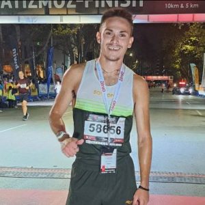 Ο πρωταθλητής Μάριος Αναγνώστου στο Lamia Night Run 2024