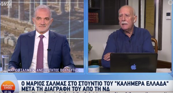 Σαλμάς: Δεν παραδίνω την έδρα μου – Όποιος έχει ιδιοκτησιακή αντίληψη της παράταξης, κάνει λάθος