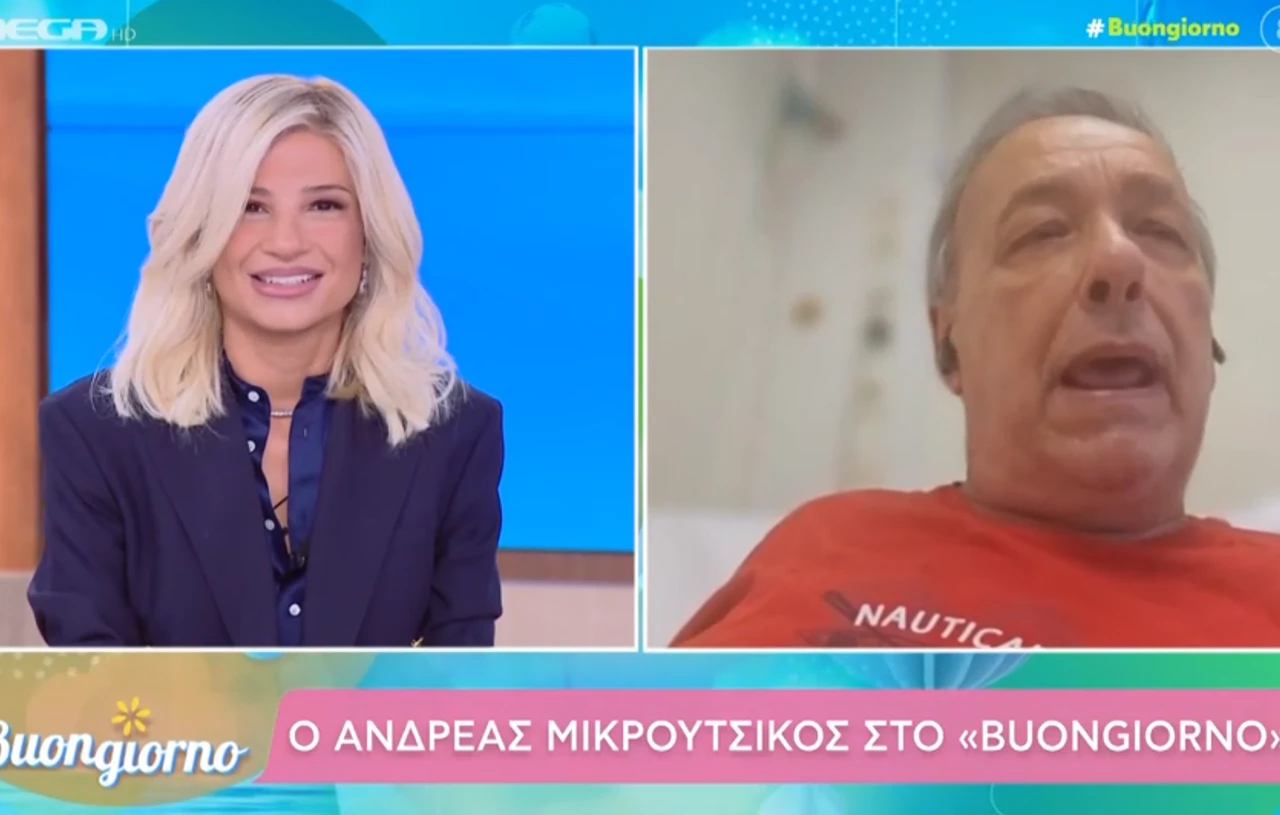 Ανδρέας Μικρούτσικος: «Είχα 18.000 λευκά αιμοσφαίρια, κινδύνευα από σηψαιμία» – Στο νοσοκομείο ο παρουσιαστής