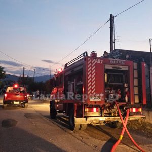 Συναγερμός για πυρκαγιά σε μονοκατοικία στο Κόμμα Λαμίας