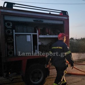 Πυρκαγιά σε αποθήκη στη Λιβαδειά