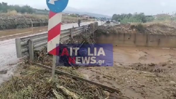 Ζημιές από την κακοκαιρία Κασσάνδρα στο Στράτο Αγρινίου - Πληροφορίες για αγνοούμενο