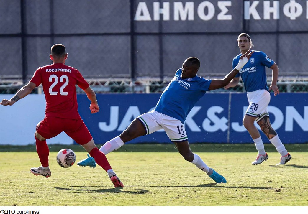 Κηφισιά – Παναχαϊκή 1-1: Ισοπαλία και «ανοιχτοί λογαριασμοί» ενόψει της ρεβάνς στο Κύπελλο Ελλάδας