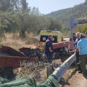 Φθιώτιδα: Τρακτέρ «έφυγε» στην κατηφόρα και παρέσυρε αγρότη