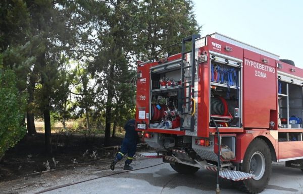 Φωτιά τώρα στην Αιτωλοακαρνανία: Καίγεται χορτολιβαδική έκταση στη Ρούγα