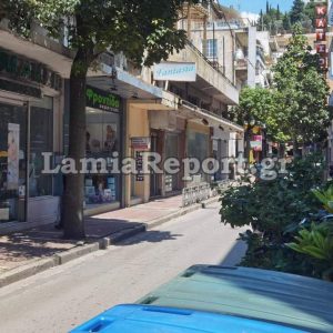 Λαμία: Διακοπή κυκλοφορίας στην οδό Κολοκοτρώνη