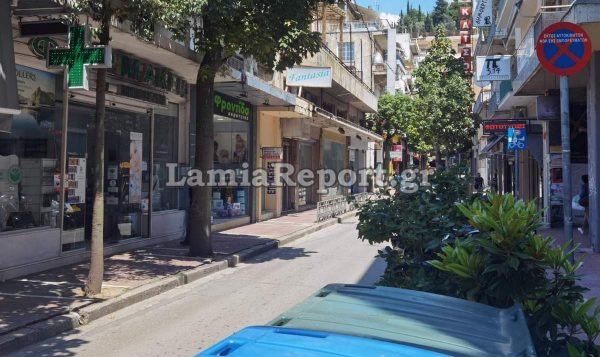 Λαμία: Διακοπή κυκλοφορίας στην οδό Κολοκοτρώνη