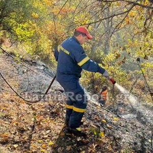 Επικίνδυνη πυρκαγιά στην ορεινή δυτική Φθιώτιδα – Δείτε εικόνες