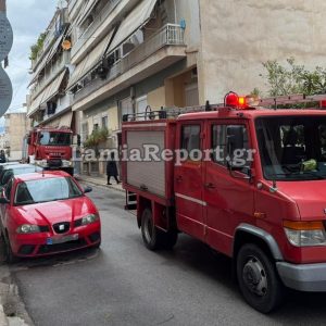 Λαμία: Αναστάτωση από μυρωδιά καμένου στην οδό Μακροπούλου