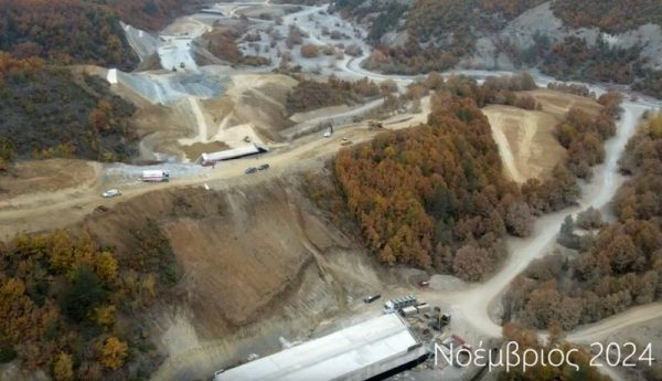 Πρόοδος εργασιών στο Βόρειο τμήμα Αυτοκινητοδρόμου Κεντρικής Ελλάδας (Ε65)