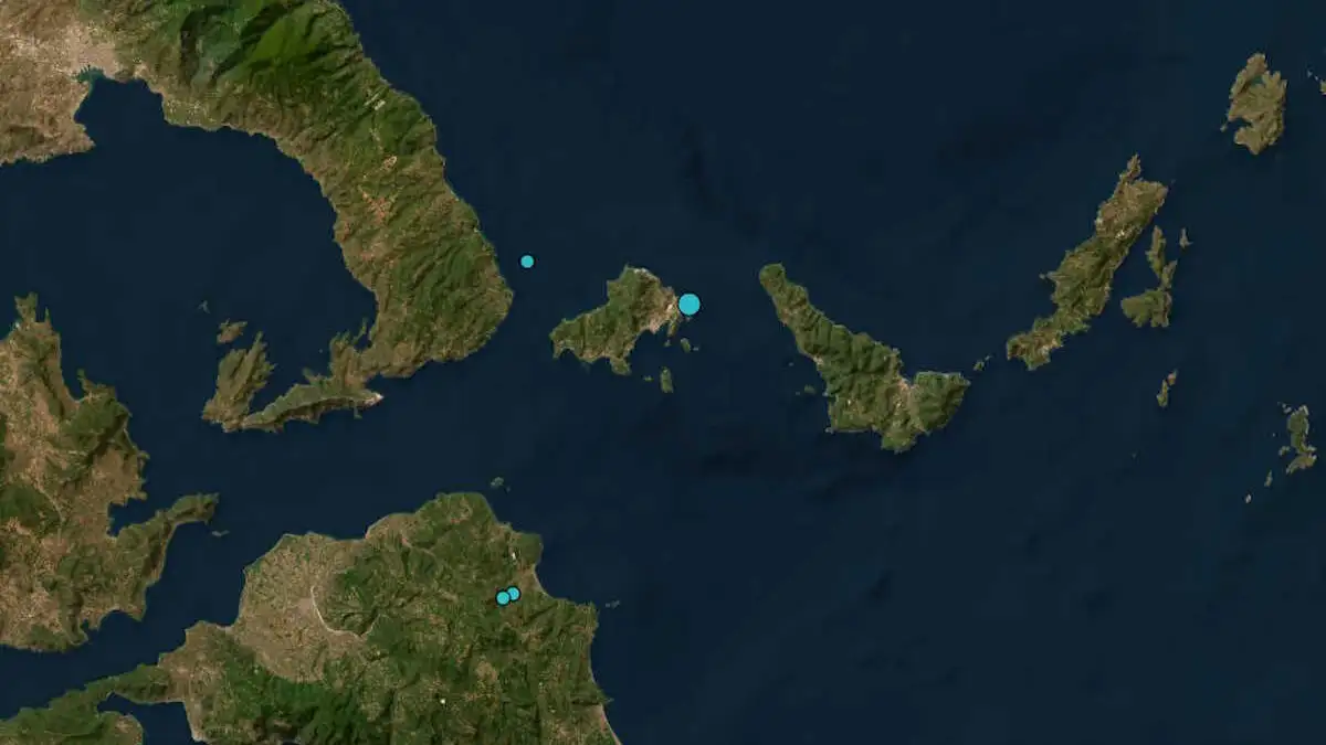 Σεισμός 3,4 Ρίχτερ στη Σκιάθο – 13,4 χιλιόμετρα το εστιακό βάθος