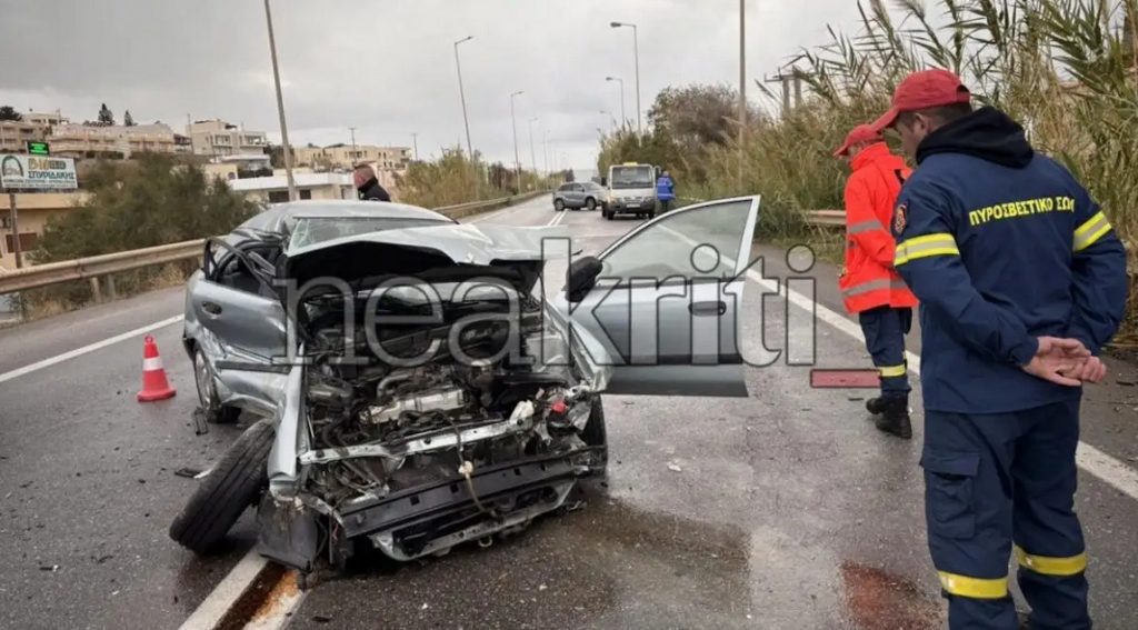 Θανατηφόρο τροχαίο στο Ρέθυμνο: Ένας νεκρός και ένας τραυματίας