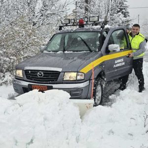 Θα πέσουν πάλι χιόνια στη Φθιώτιδα τις επόμενες ώρες - Προσοχή στον παγετό