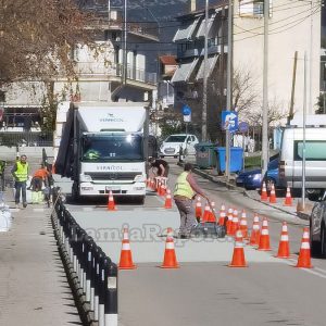 Λαμία: Συνεχίζεται η αναβάθμιση των διαβάσεων πεζών