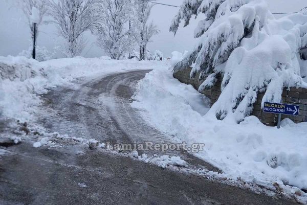 Στερεά: Η κατάσταση στους δρόμους και τα απαγορευτικά