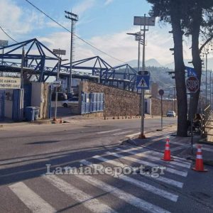 Λαμία: Συνεχίζονται οι εργασίες αναβάθμισης διαβάσεων πεζών