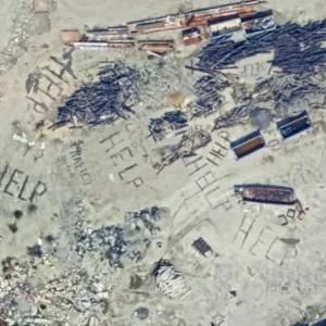 Εκκλήσεις για «βοήθεια» ορατές από το Google Earth ανησυχούν το διαδίκτυο