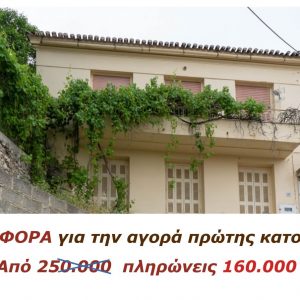 Λαμία: Πωλείται πολυτελής, πέτρινη, διώροφη μονοκατοικία ανάμεσα σε 3 κήπους