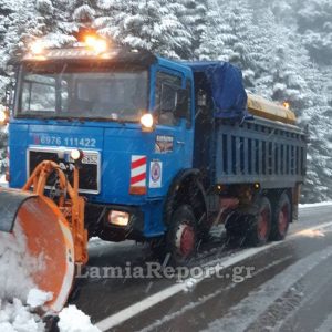 Ο χιονιάς χτύπησε και τη Φθιώτιδα - Πολλά χωριά ντύθηκαν στα λευκά (ΒΙΝΤΕΟ)