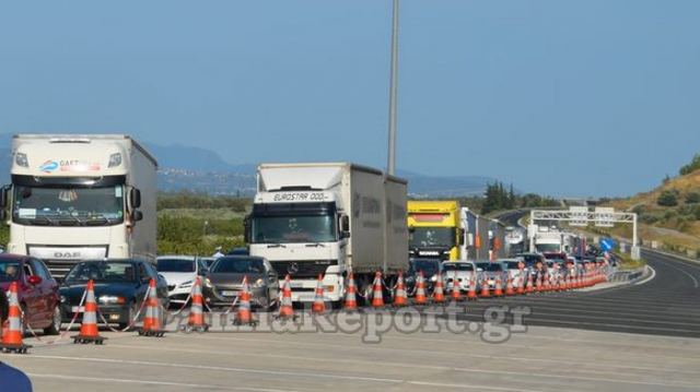 Αυξημένη κίνηση στην Αθηνών - Λαμίας. Που και πότε ισχύει το απαγορευτικό για φορτηγά