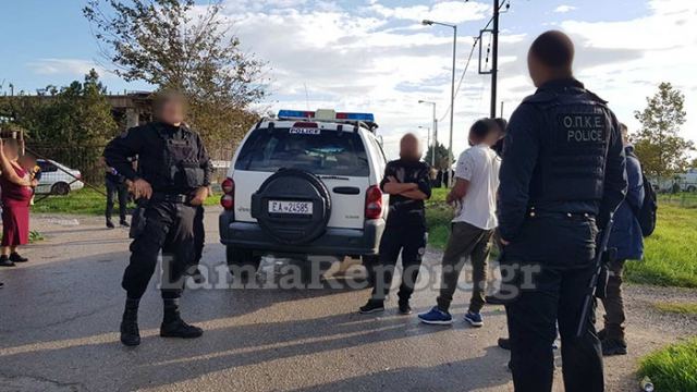 Έφοδος της αστυνομίας στον καταυλισμό των Ρομά στην Ανθήλη