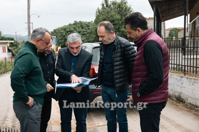 Σταϊκούρας και Παπαϊωάννου στο έργο δικτύου αποχέτευσης των οικισμών του Σπερχειού