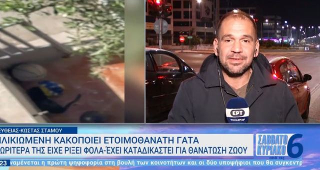 Βίντεο - ντοκουμέντο: Ηλικιωμένη κακοποιεί ετοιμοθάνατη γάτα