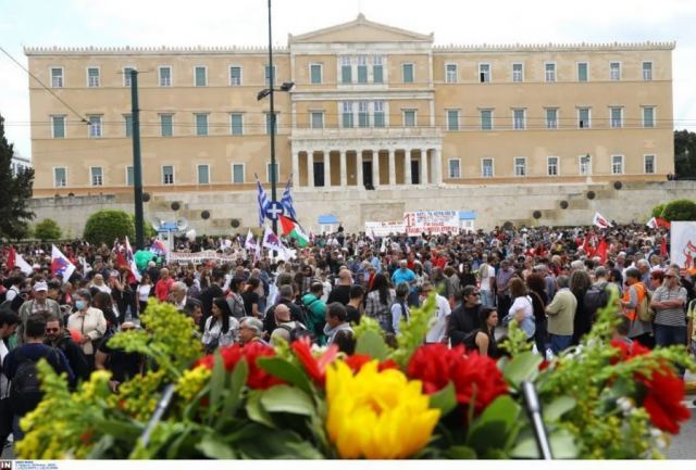 Ολοκληρώθηκαν οι διαδηλώσεις για την Εργατική Πρωτομαγιά