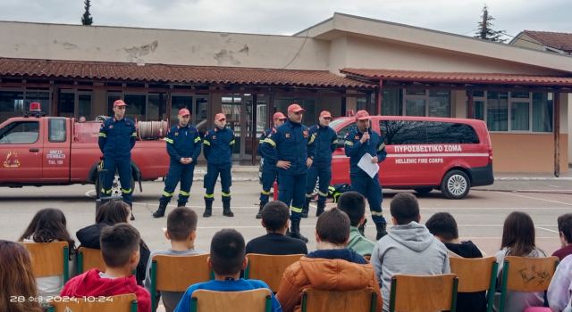 Το 1ο Δημοτικό Γοργοποτάμου ενημερώθηκε από την 4η ΕΜΟΔΕ για τις φυσικές καταστροφές (ΦΩΤΟ)