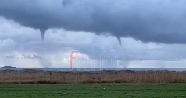 Υδροστρόβιλοι στη Λήμνο μετά την κακοκαιρία