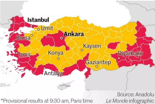 Τουρκικές εκλογές: Οργή της Αθήνας για χάρτη της Le Monde που έδειχνε τουρκικά ελληνικά νησιά