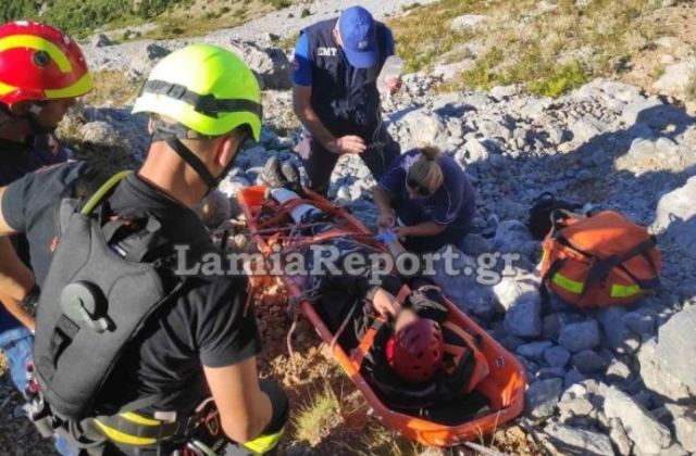 Δείτε ΒΙΝΤΕΟ και ΦΩΤΟ από την διάσωση τραυματία σε απόκρημνη περιοχή