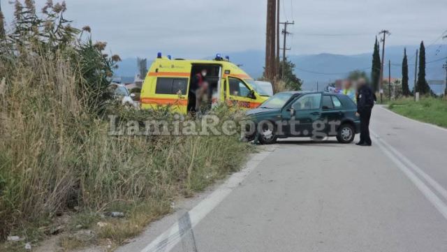 Λαμία: Τροχαίο στον παράδρομο - Δείτε εικόνες