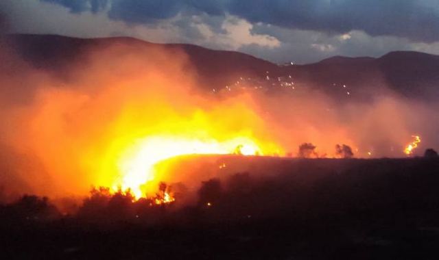 Δασική πυρκαγιά στην Κεντρική Εύβοια