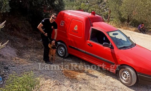 Με το σκύλο της 7ης ΕΜΑΚ στις έρευνες για τον αγνοούμενο Γερμανό τουρίστα (ΒΙΝΤΕΟ)