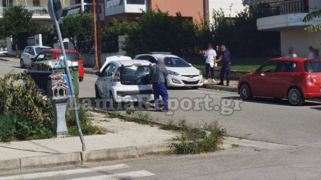 Λαμία: Ένα ακόμη τροχαίο στην οδό Πηλίου (ΦΩΤΟ)