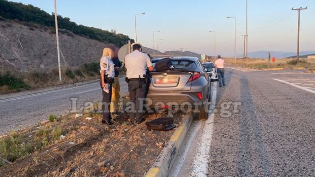 Λαμία: Τροχαίο στη διασταύρωση Σανατορίου - Δείτε εικόνες