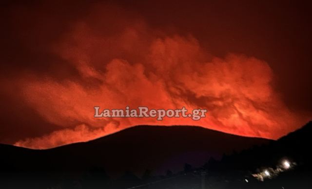 Σε εξέλιξη οι πυρκαγιές σε Υλίκη και Κάρυστο - ΒΙΝΤΕΟ