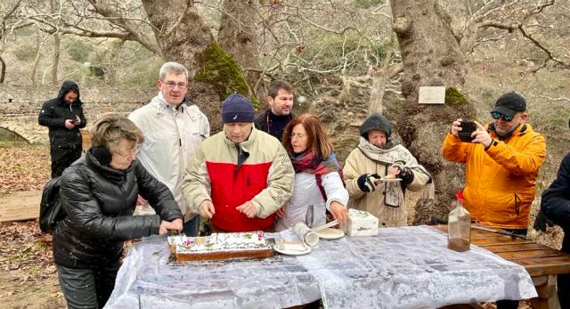 Πεζοπορία και κοπή βασιλόπιτας από τον Όμιλο Φίλων Δάσους Λαμίας (ΦΩΤΟ)